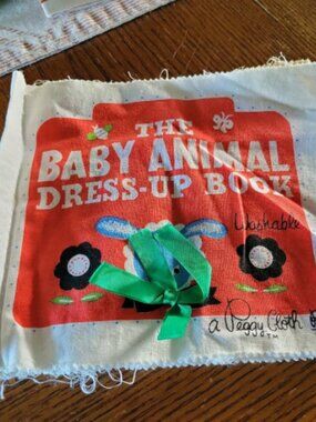 The baby animal dress up book.